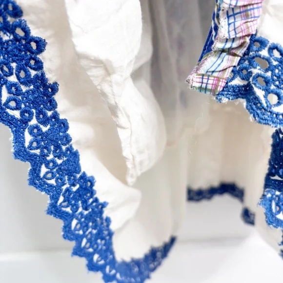 Sundance Tiered Button Front Floral Patchwork Maxi Dress Size L EUC - Picture 10 of 13